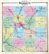 Outline Map, Hillsdale County 1872